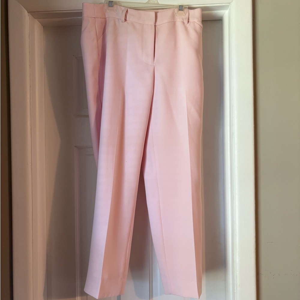 Tahari Pink Ankle Pants